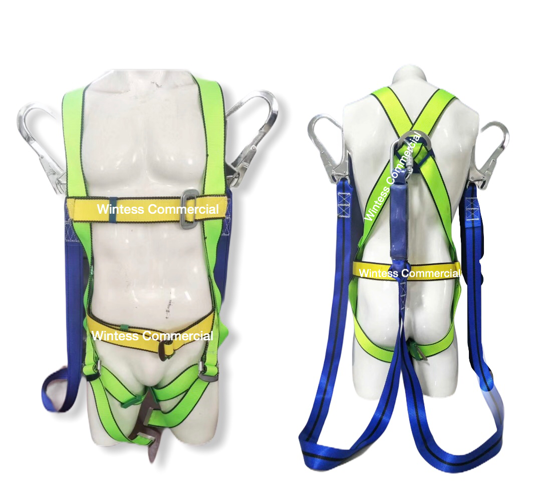 Double Big Hook Full Body Harness with Shock Absorber – Wintess Commercial