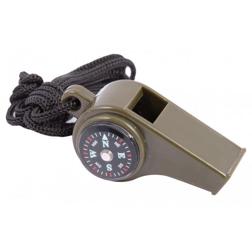 SE CCH3-1 3-in-1 Green Compass Whistle 