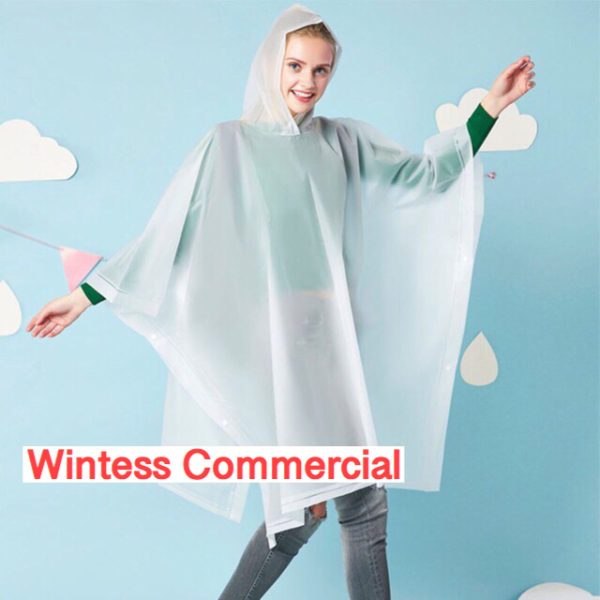 Transparent Poncho Raincoat H-890 – Wintess Commercial