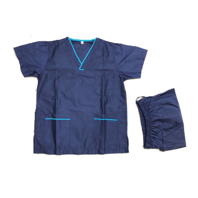 Scrub Suit -Navy Blue – Wintess Commercial