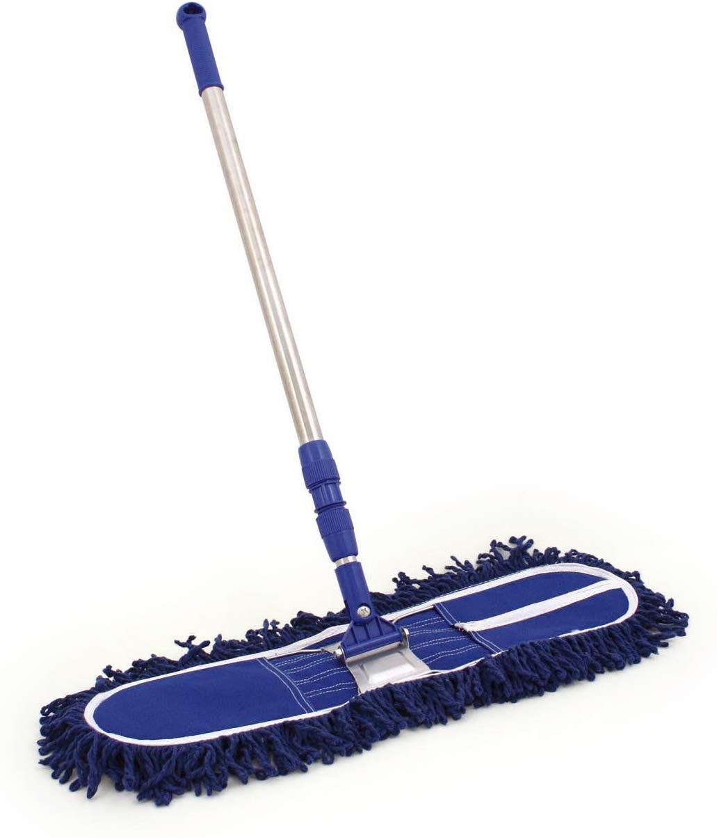 Floor Mop, Dust Mop Blue 29 inches Wintess Commercial