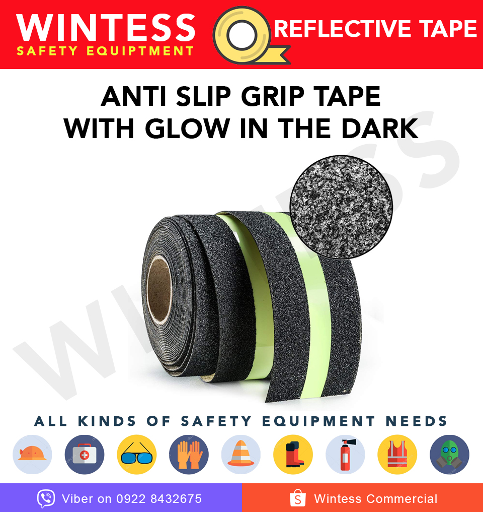 Anti Slip Grip Tape with Glow in The Dark Adhesive Grip – Wintess Commercial