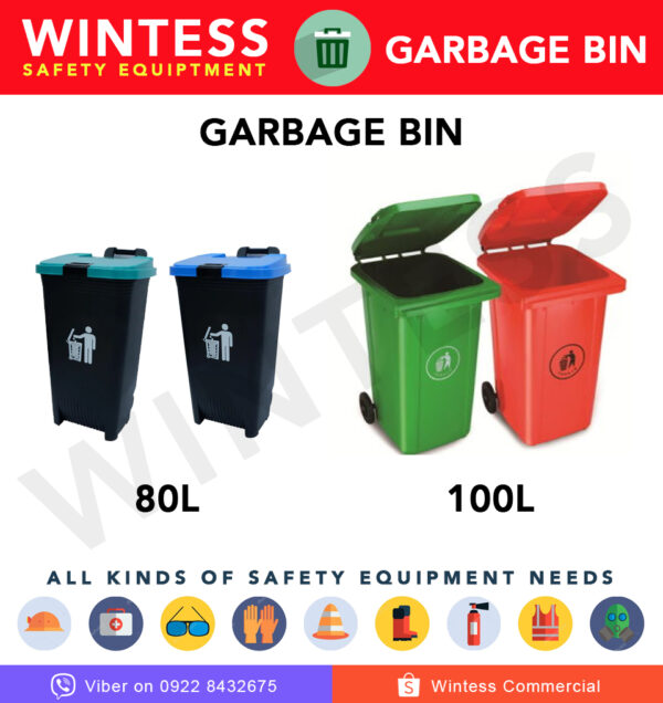 Garbage Bin / Trash Bin 80L – Wintess Commercial